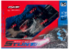 2.4G Scale 1:16 side Driving Racing car with Smoking function - in big box
Red and blue , 2 color assorted